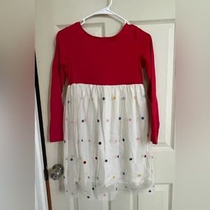 Hanna Andersson Sprinkle Dress with soft tulle